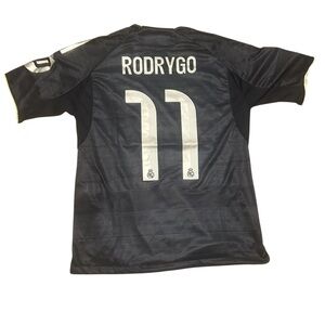 25/26 real madrid UCL away kit. Rodrygo soccer football jersey. Heat ready
